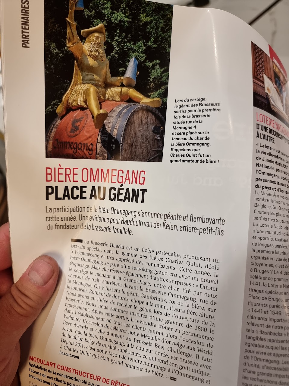 STATUE DE L'OMMEGANG