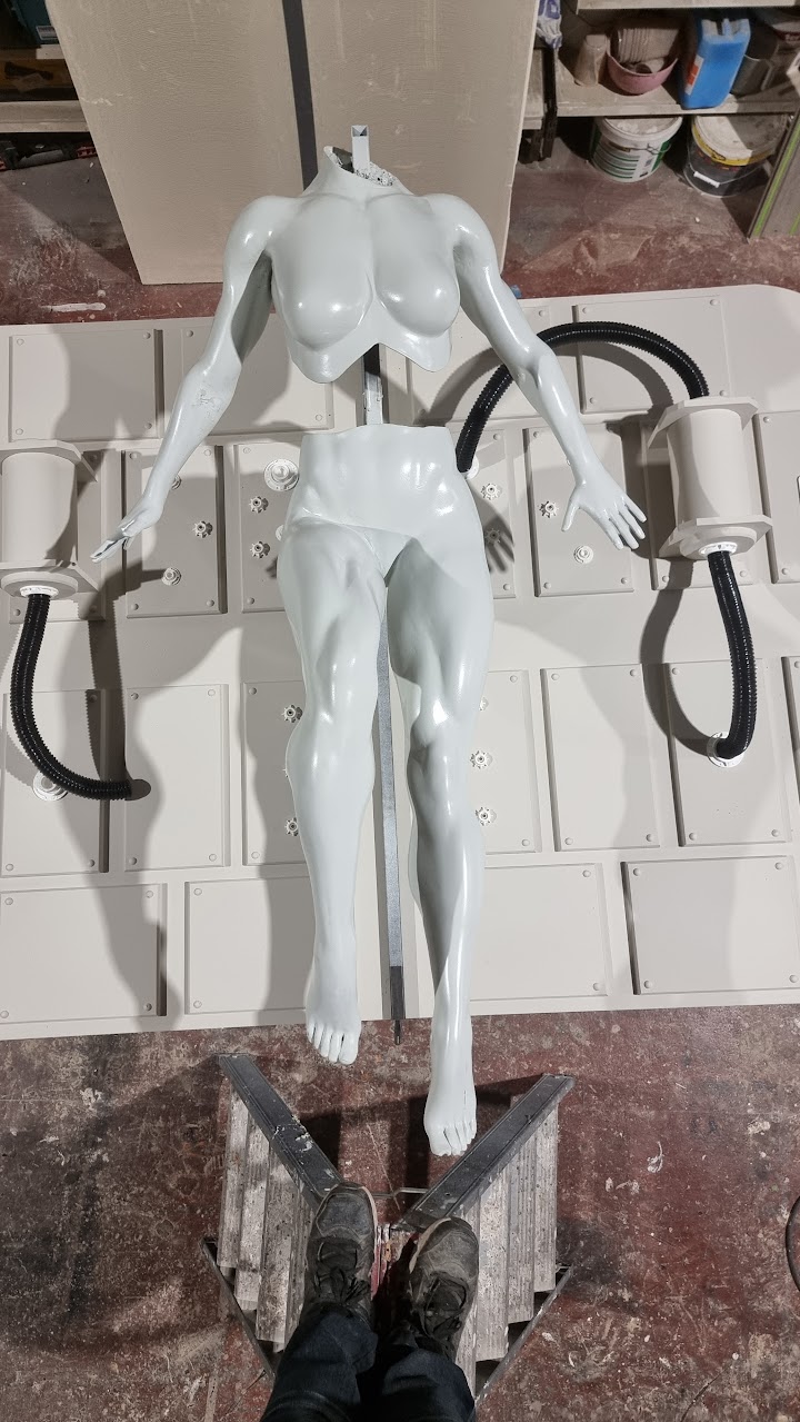 Déco mural girl robot