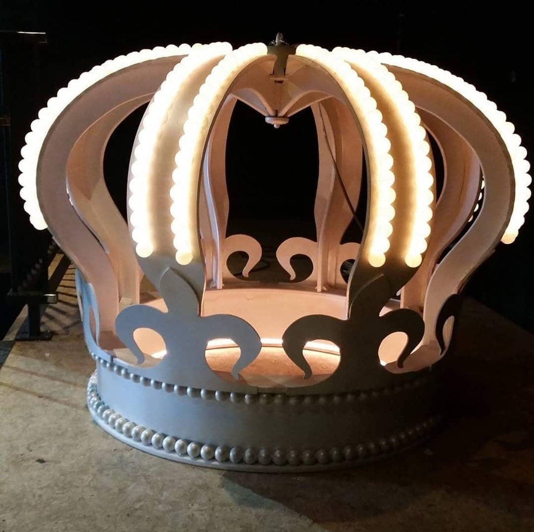 Couronne lumineuse  120cm diam